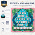 Silent Neoprene Mahjong Mat – Forest Animals