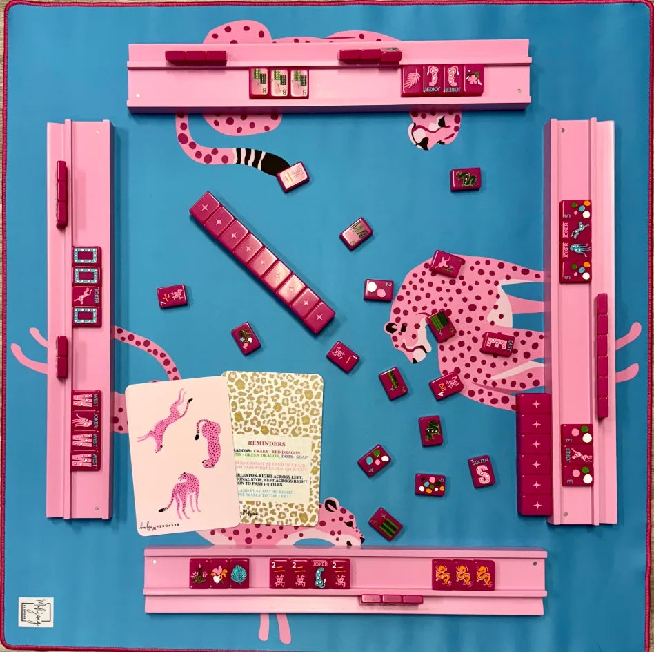 Springtime Safari American Mahjong Set – Acrylic Luxury Tiles