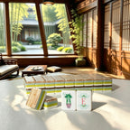 American Mahjong Tiles – Bamboo Water Pearl Finish