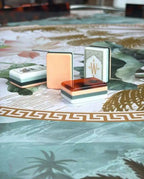 American Mahjong Tiles – Turtle & White Lotus Design
