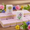 Lavender Floral American Mahjong Set – 160 Acrylic Tiles