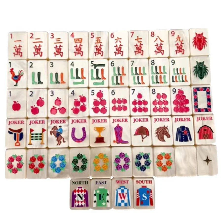 Springtime Safari American Mahjong Set – Acrylic Luxury Tiles