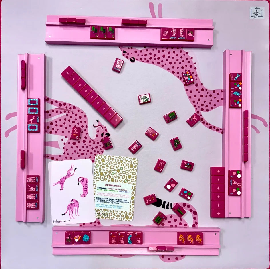 Springtime Safari American Mahjong Set – Acrylic Luxury Tiles