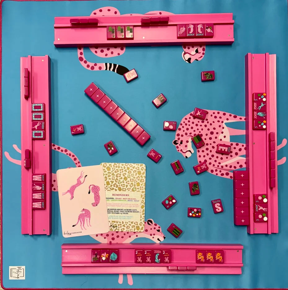 Springtime Safari American Mahjong Set – Acrylic Luxury Tiles
