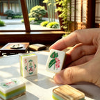 American Mahjong Tiles – Bamboo Water Pearl Finish