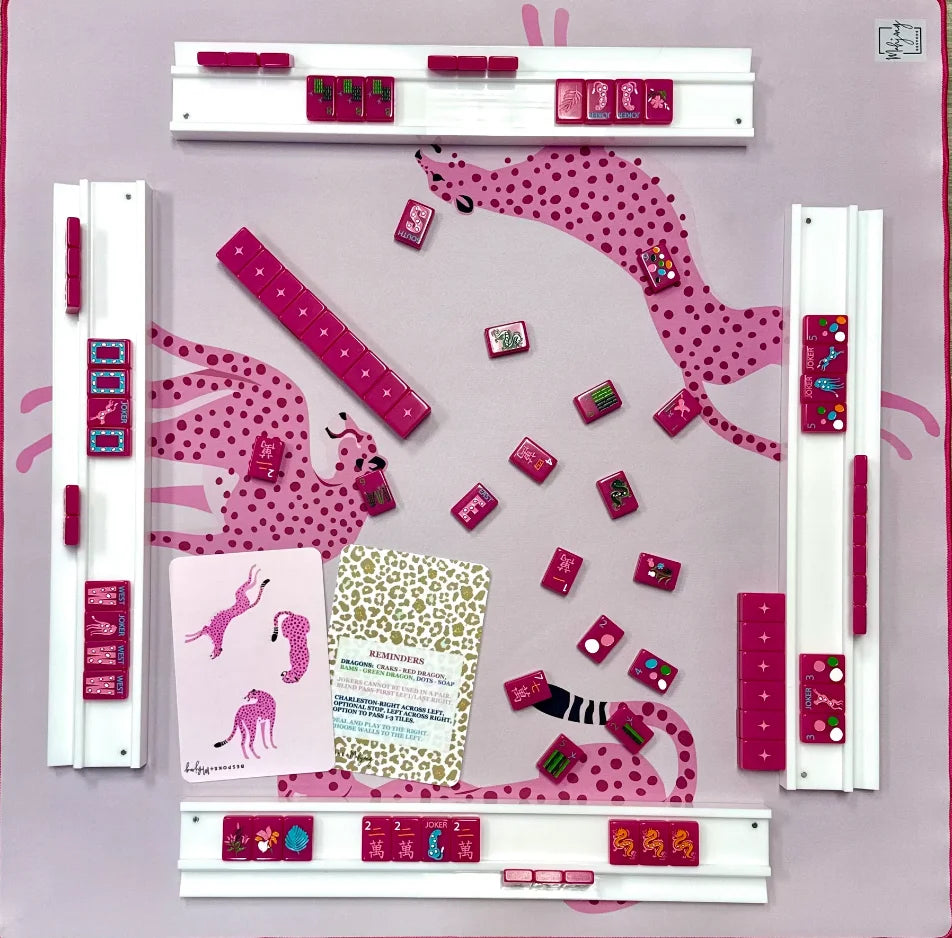 Springtime Safari American Mahjong Set – Acrylic Luxury Tiles