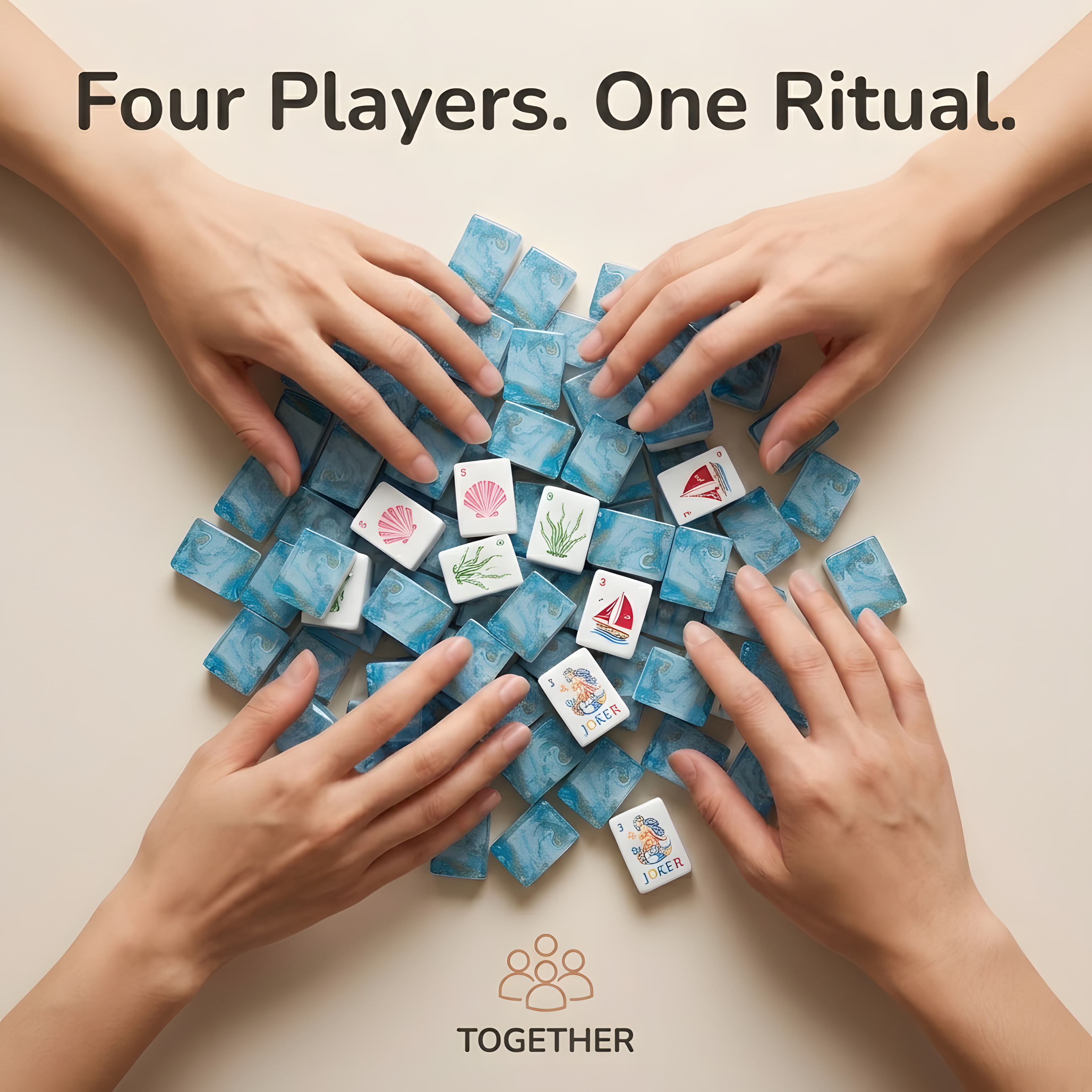 American mahjong tiles | Seaside