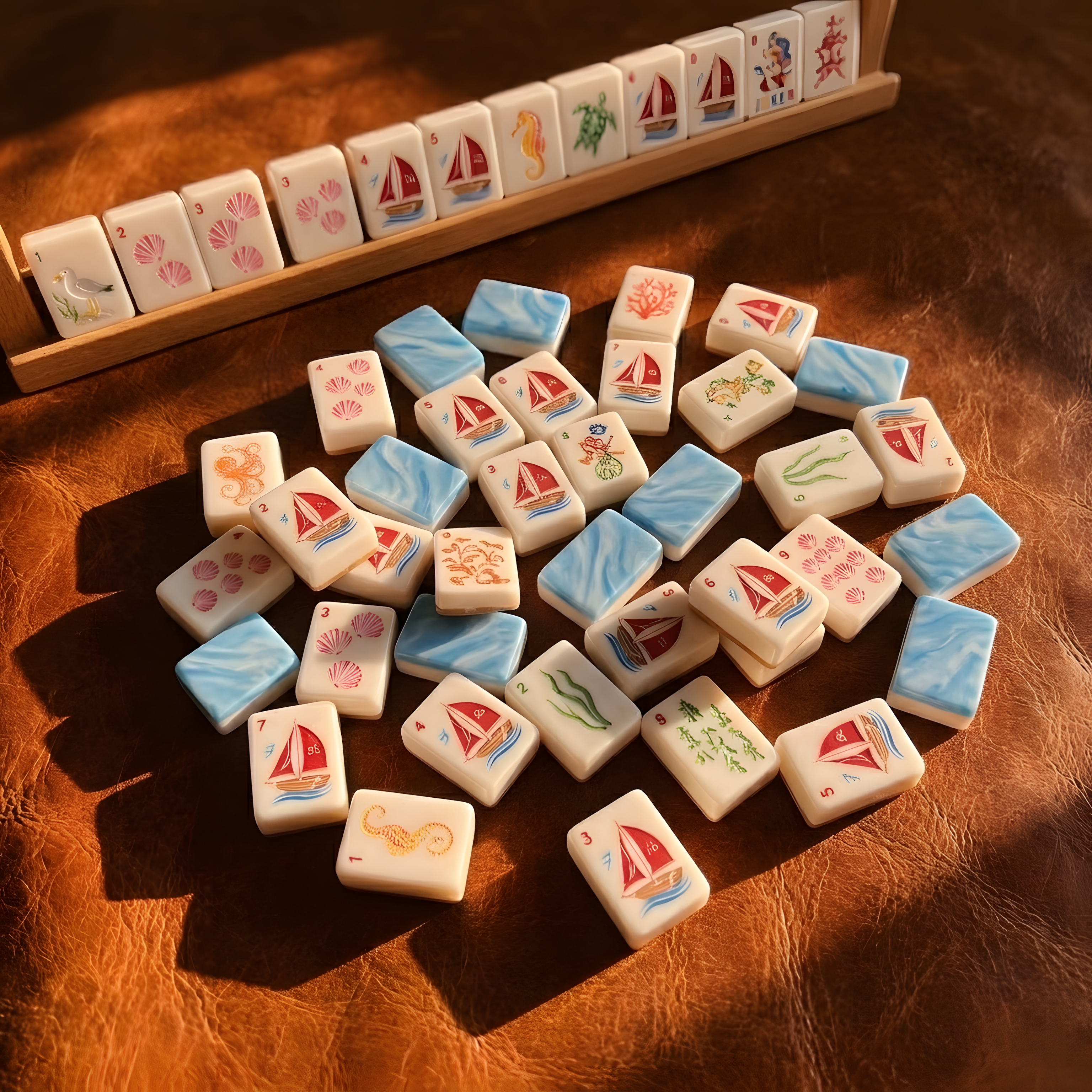 American mahjong tiles | Seaside