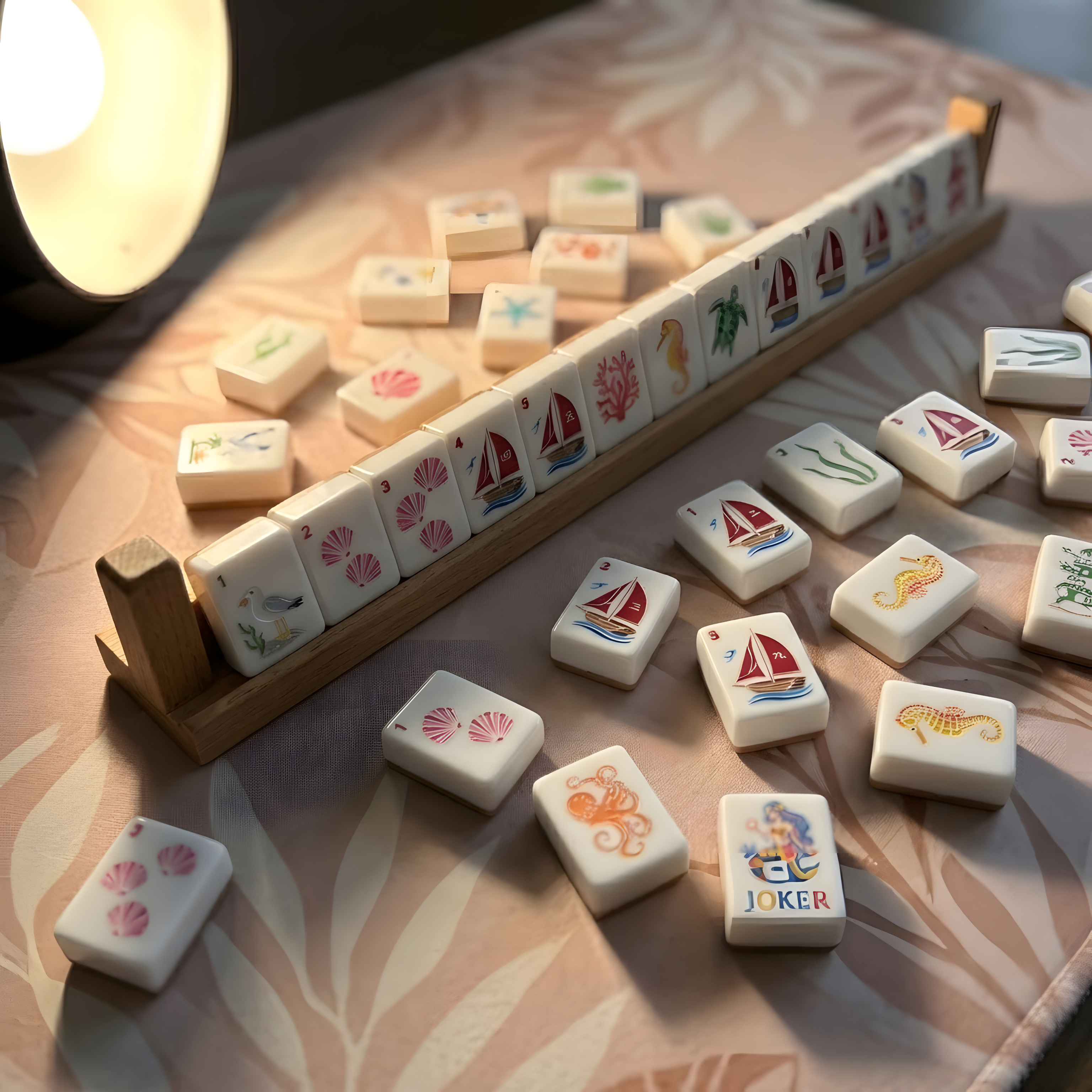 American mahjong tiles | Seaside