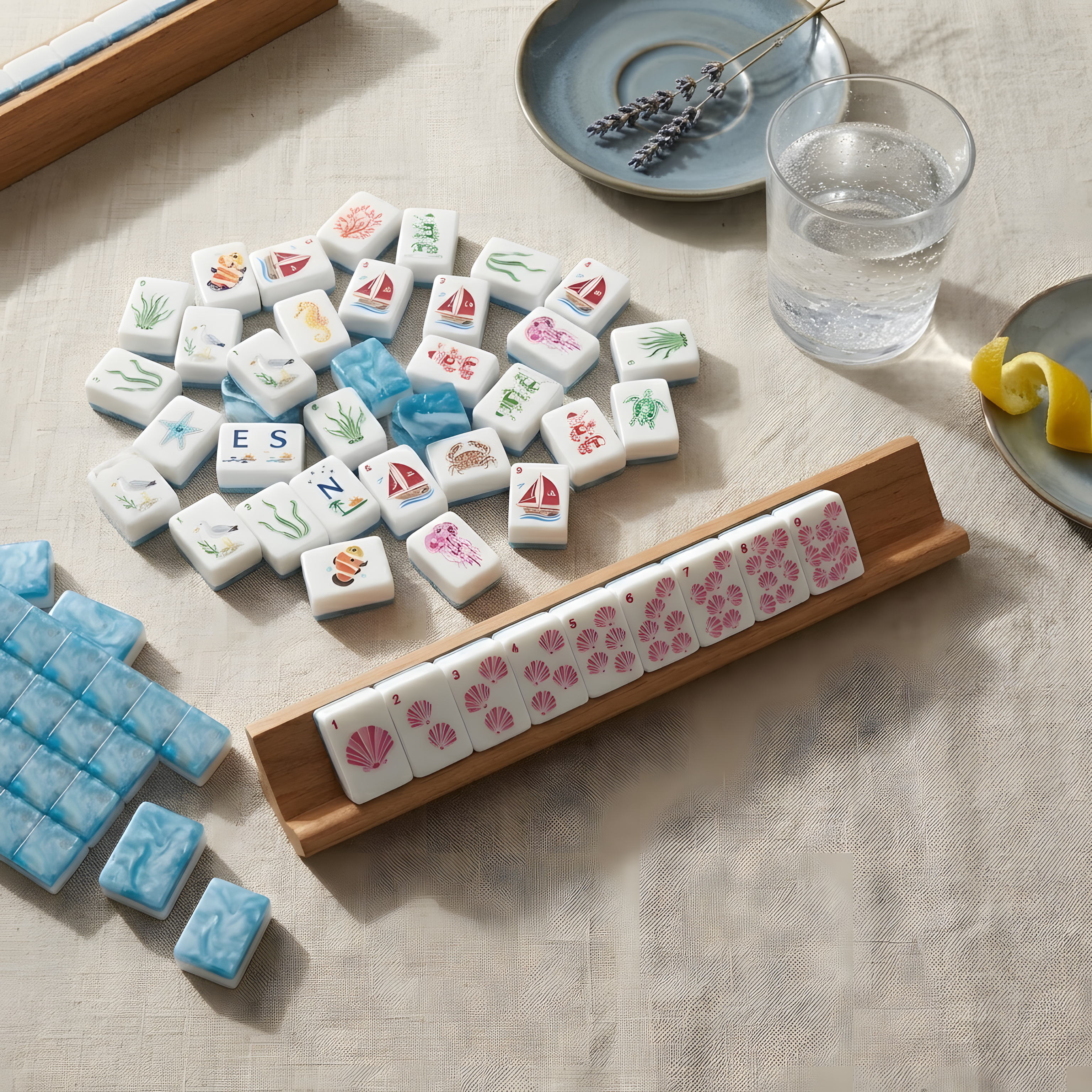 American mahjong tiles | Seaside